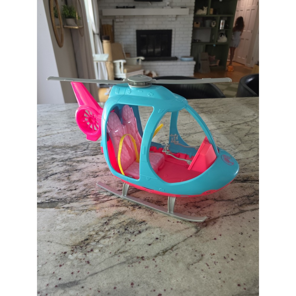 Barbie Dream House Adventure Helicopter W/ Spinning Propeller & Seatbelts